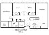 Mississippi View_3 Bedroom Floor Plan